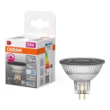 LED dimmbare Reflektorlampe MR16 GU5,3/5W/12V 4000K 36° CRI 90 - Osram