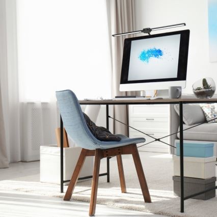 LED-dimmbare Schreibtischlampe USB TENUIX DUO LED/14W/5V 3000-6000K schwarz