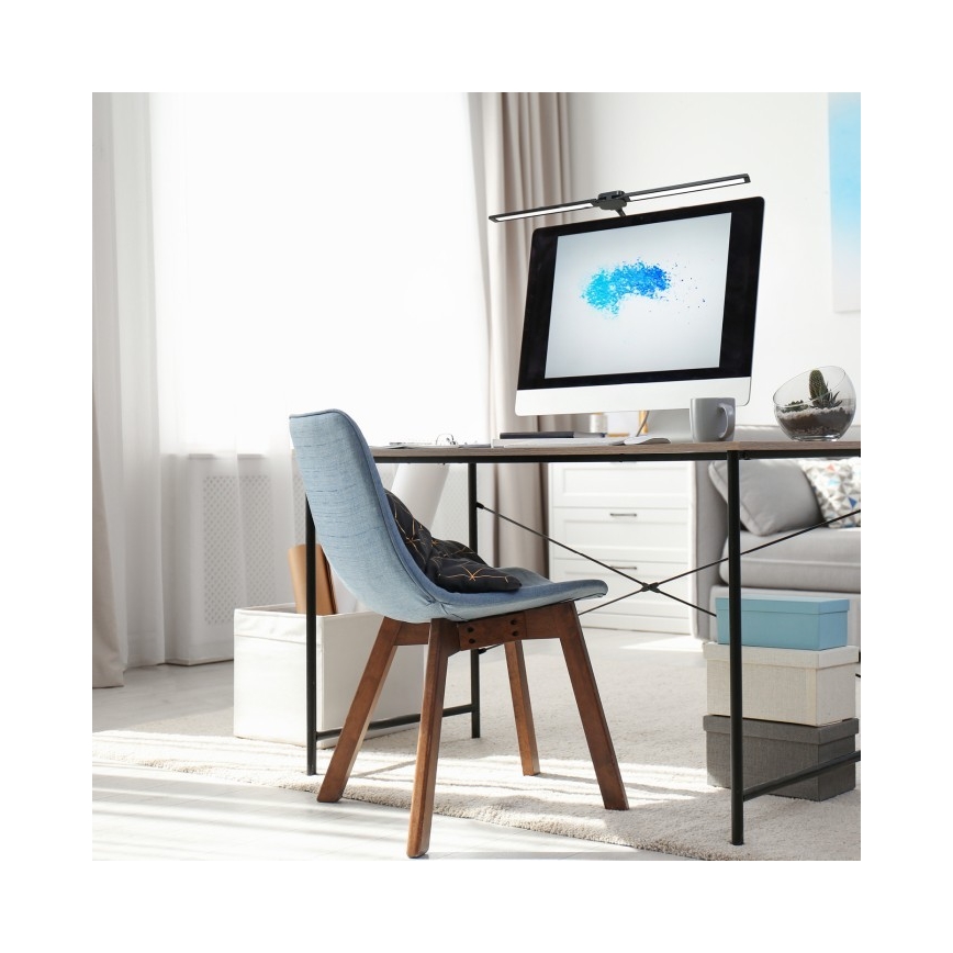 LED-dimmbare Schreibtischlampe USB TENUIX DUO LED/14W/5V 3000-6000K schwarz