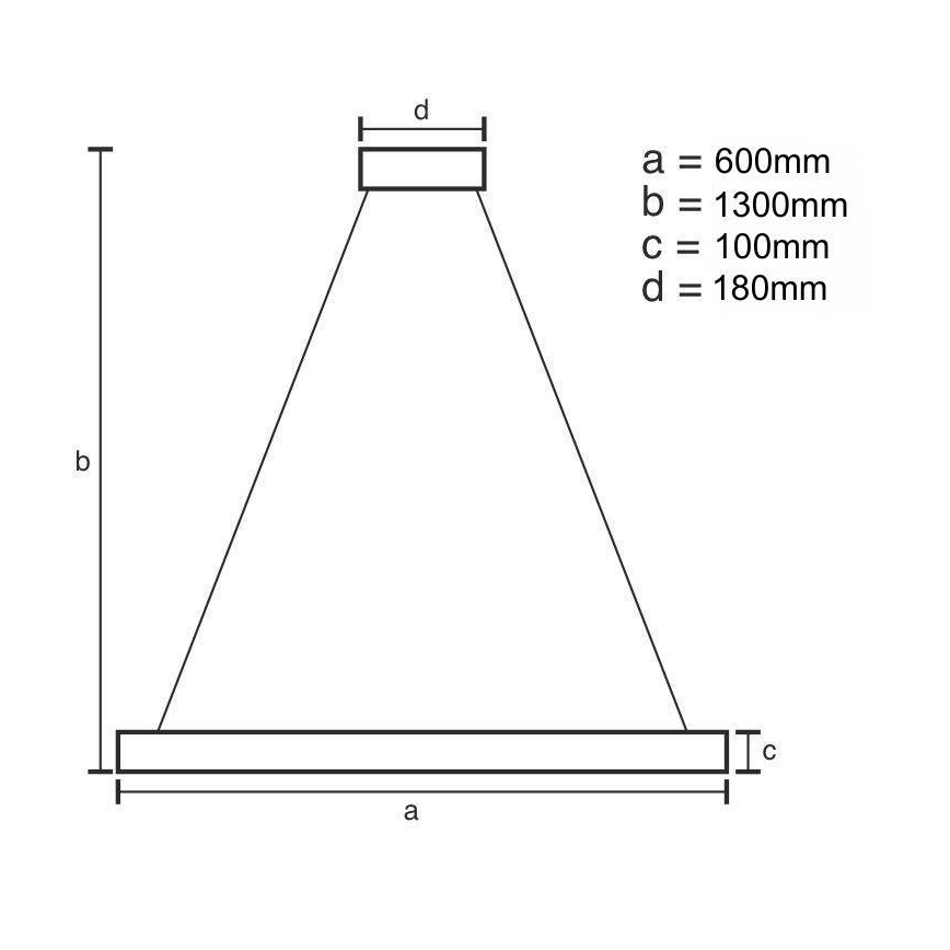 LED dimmbarer Kristall-Pendelleuchter an Seil LED/40W/230V 3000-6500K Chrom/Gold + Fernbedienung