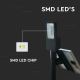 LED Dimmbare Solar-Straßenlampe LED/50W/6,4V 6000K IP65 + Fernbedienung