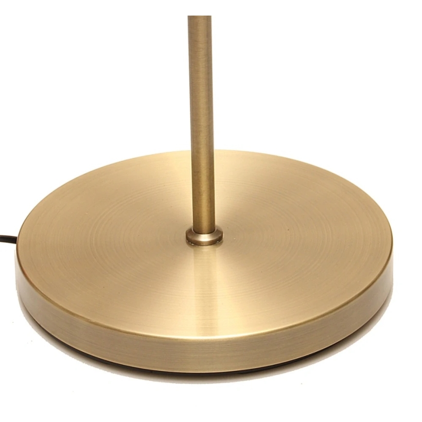 LED-dimmbare Stehleuchte NORA LED/25W/230V 2200/3000/4000K + LED/5W 3000K goldfarben + mit Fernbedienung