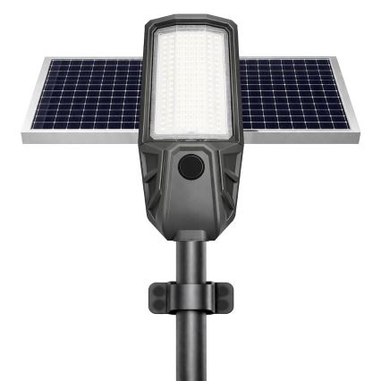 LED-dimmbare Straßenlampe mit Sensor und Solarpanel KOBRA LED/400W/3,2V 24000 mAh IP65 anthrazit + Fernbedienung