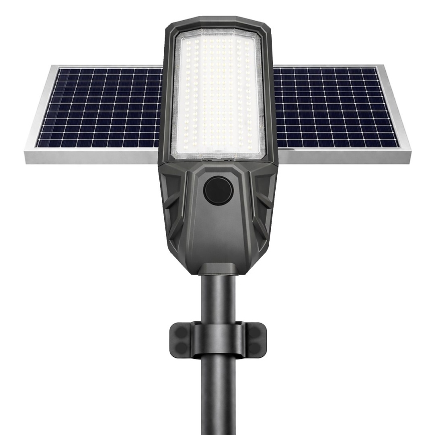 LED-dimmbare Straßenlampe mit Sensor und Solarpanel KOBRA LED/400W/3,2V 24000 mAh IP65 anthrazit + Fernbedienung