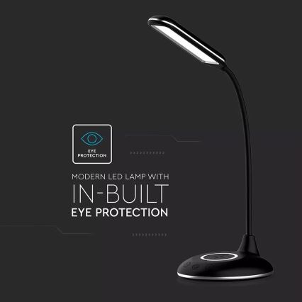 LED Dimmbare Tischlampe LED/5W/230V mit drahtloser Speisung