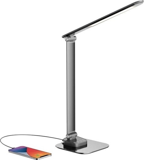 LED dimmbare Tischlampe mit USB LED/7,5W/230V 3000K/4000K/5500K Anthrazit