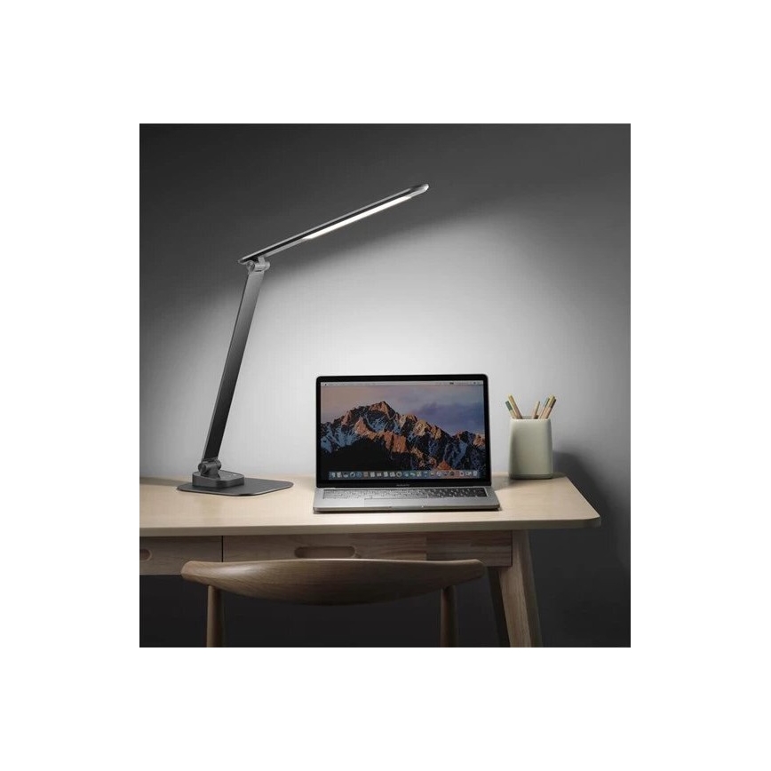 LED dimmbare Tischlampe mit USB LED/7,5W/230V 3000K/4000K/5500K Anthrazit