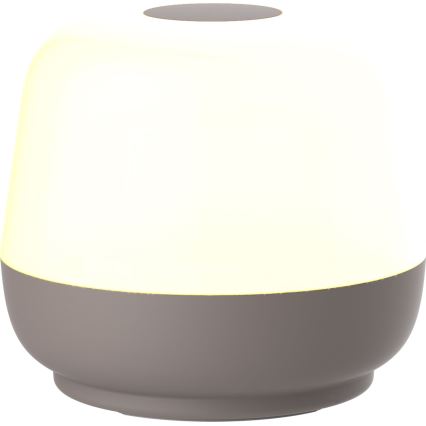 LED dimmbare Touch-Außen-Tischlampe SAMBA LED/1,2W/5V USB 1200 mAh IP44 grau