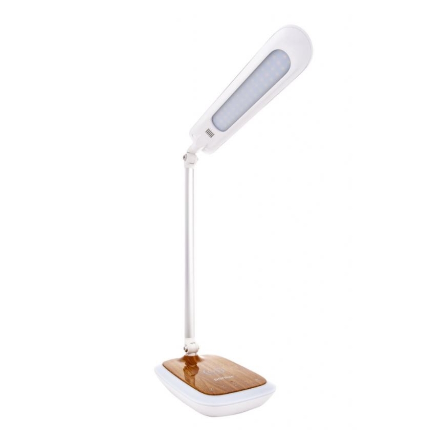 LED dimmbare Tischleuchte mit kabelloser Aufladung DIPLOMAT LED/17W/230V 3000-5000K