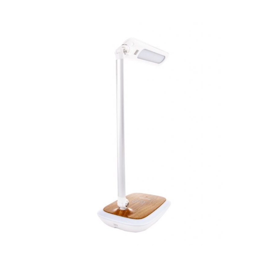LED dimmbare Tischleuchte mit kabelloser Aufladung DIPLOMAT LED/17W/230V 3000-5000K