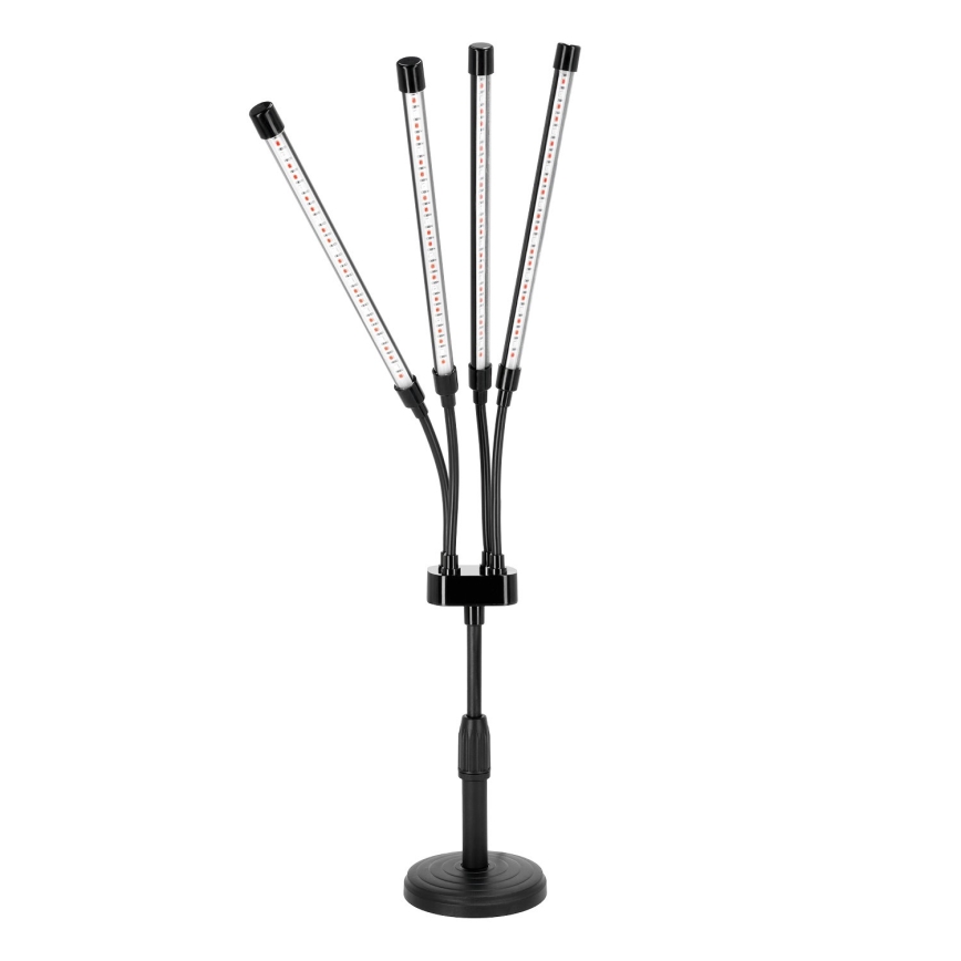 LED-dimmbare flexible Tischlampe zur Pflanzenaufzucht VITARO 4xLED/10W/230V schwarz