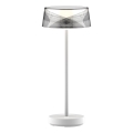 LED dimmbare Touch-Außen-Tischlampe CASABLANCA LED/3,4W/5V USB 3600 mAh IP44 weiß