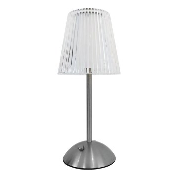LED dimmbare Touch-Ladetischlampe ELBA LED/1,6W/800 mAh mattchrom/klar
