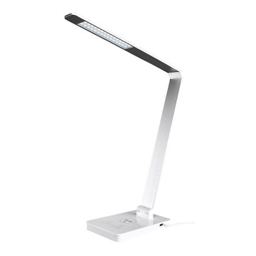 LED Dimmbare Touch-Tischlampe mit kabelloser Aufladung LED/9W/230V 3000-6500K weiß