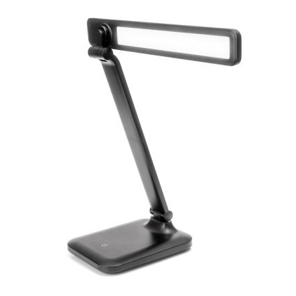 LED-dimmbare Touch-Tischlampe mit USB-Anschluss REMUS LED/5W/230V schwarz