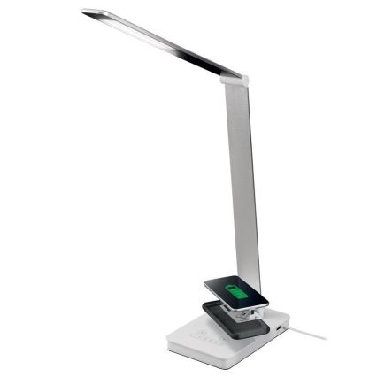 LED Dimmbare Touch-Tischlampe mit kabelloser Aufladung LED/9W/230V 3000-6500K weiß