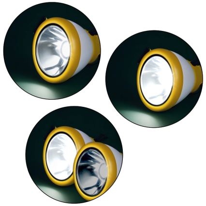 Dimmbare, tragbare, wiederaufladbare LED-Lampe mit Powerbank-Funktion LUMINA MINIO LED/5V 1800 mAh IP44, gelb
