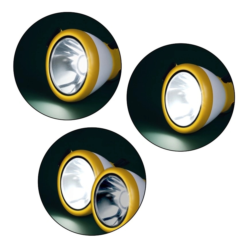 Dimmbare, tragbare, wiederaufladbare LED-Lampe mit Powerbank-Funktion LUMINA MINIO LED/5V 1800 mAh IP44, gelb