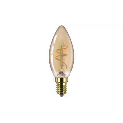 LED-dimmbare Vintage-Glühbirne Philips B35 E14/2,7W/230V 1800K CRI 90