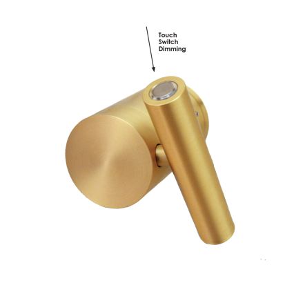 LED-dimmbare Wand-Spotleuchte PLANET LED/4W/230V gold
