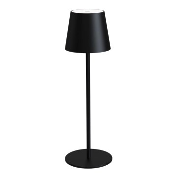 LED Dimmbare wiederaufladbare Außen-Tischlampe LED/4W/4000 mAh 3000/4000/5500K IP44 schwarz
