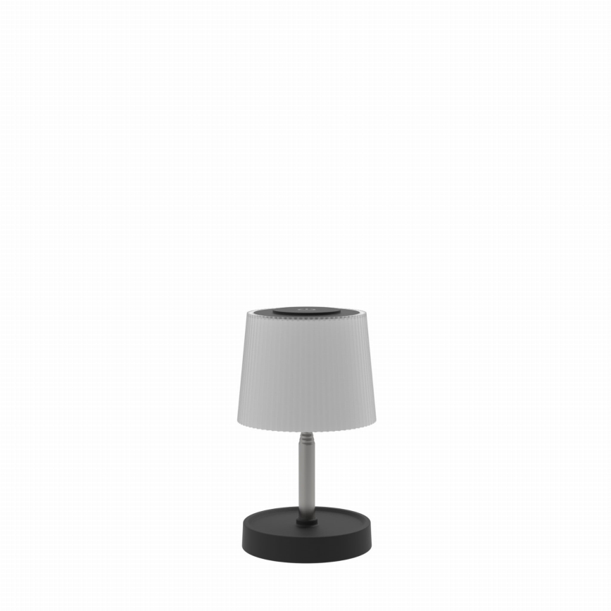 LED-dimmbare wiederaufladbare Außen-Tischleuchte LED/2W/5V IP44 1200 mAh grau