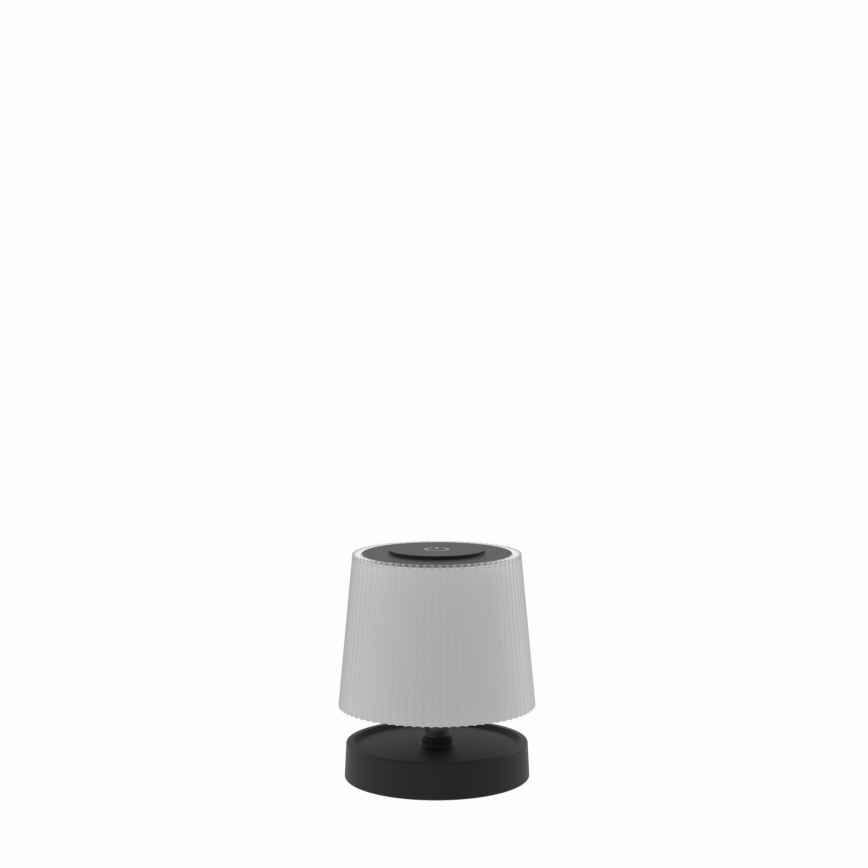 LED-dimmbare wiederaufladbare Außen-Tischleuchte LED/2W/5V IP44 1200 mAh grau