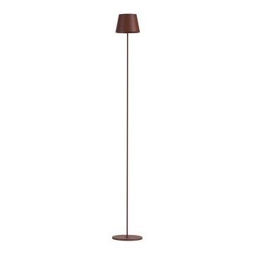 LED dimmbare wiederaufladbare Stehlampe 3in1 LED/4W/5V 4400 mAh 3000K IP54 Braun