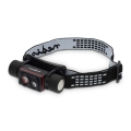 LED-dimmbare, wiederaufladbare Stirnlampe aus Aluminium LED/10W/5V 2200 mAh IPX8 schwarz