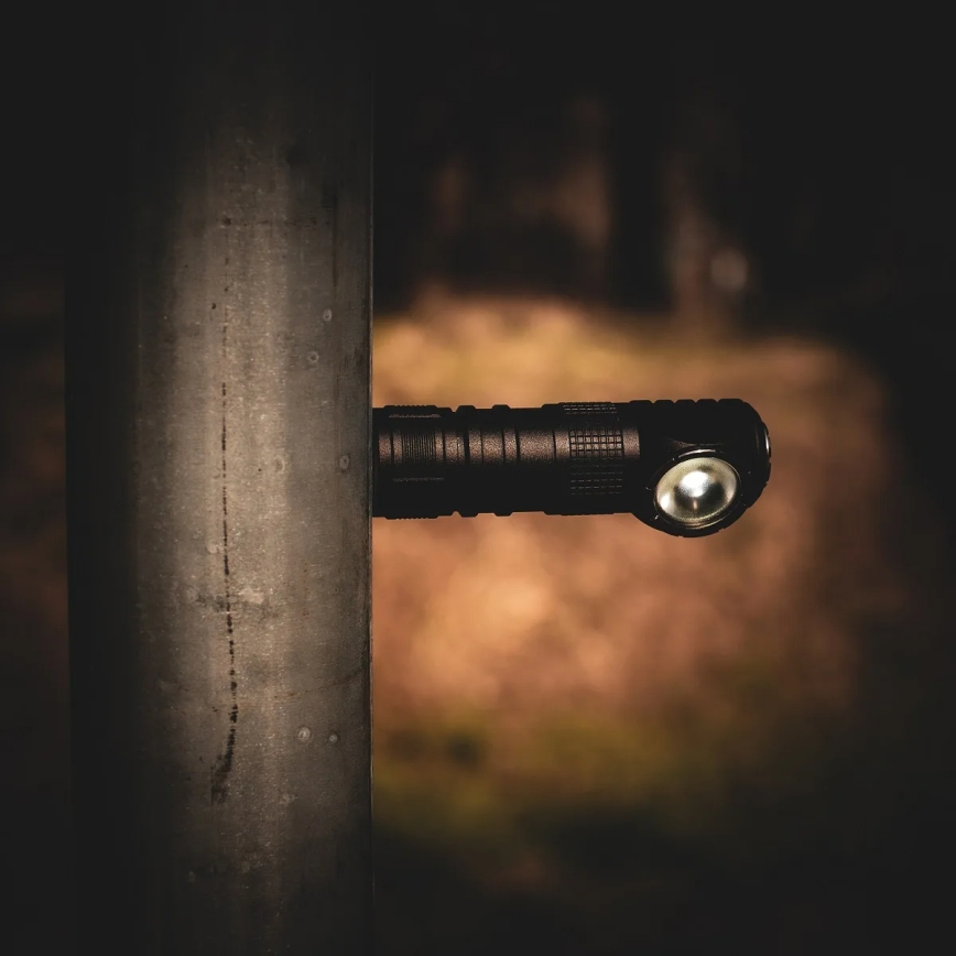 Dimmbare, wiederaufladbare LED-Stirnlampe mit rotem Licht, 3-in-1, LED/10W/5V, IP66, 500 lm, 800 mAh