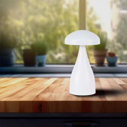 LED dimmbare wiederaufladbare Touch-Tischlampe LED/1W/5V 3000-6000K 1800 mAh weiß