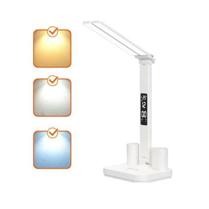 Wiederaufladbare, dimmbare LED-Tischlampe NOBLITE P LED/5W/5V 3000/4000/6000K 2200 mAh weiß