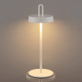 LED-dimmbare, wiederaufladbare Tischleuchte für den Außenbereich mit Touch-Bedienung SHINE LED/1,5W/3,7V 3000 mAh IP44 weiß