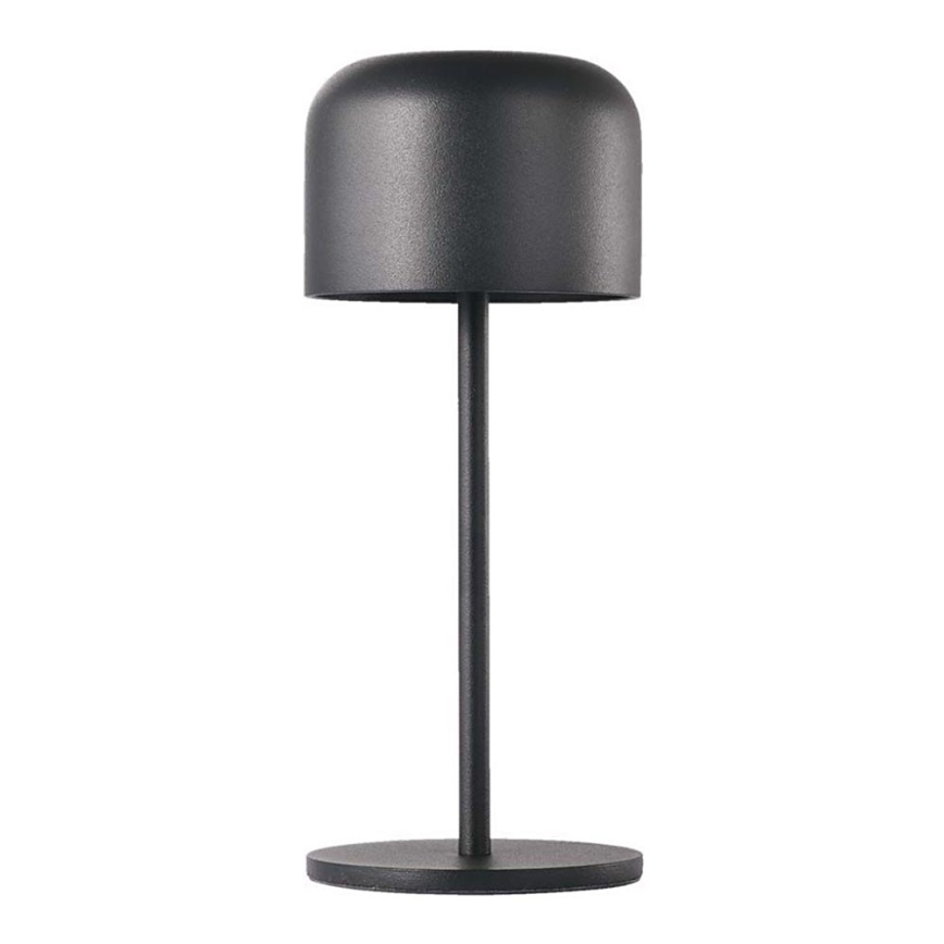 LED dimmbare, wiederaufladbare Touch-Tischlampe LED/1,5W/5V 2700-5700K IP54 2200 mAh schwarz