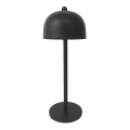 LED dimmbare wiederaufladbare Touch-Tischlampe LED/1W/5V 3000-6000K 1800 mAh schwarz