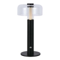 LED dimmbare wiederaufladbare Touch-Tischlampe LED/1W/5V 3000K 1800 mAh schwarz