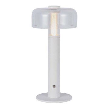 LED dimmbare, wiederaufladbare Touch-Tischlampe LED/1W/5V 3000K 1800 mAh weiß