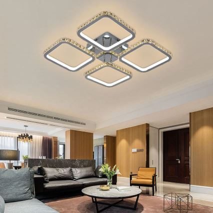 LED Dimmbarer Deckenleuchter LED/160W/230V 3000-6500K + Fernbedienung