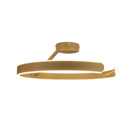 LED Dimmbarer Deckenleuchter LED/72W/230V 3000-6500K Gold + Fernbedienung