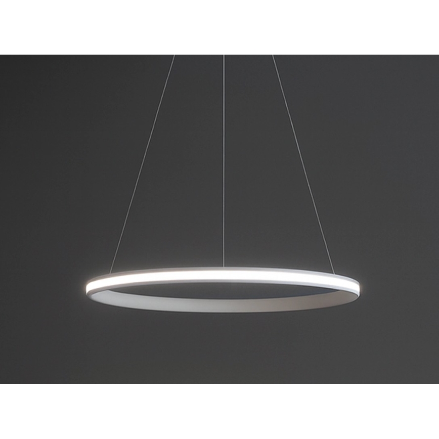 LED-dimmbare Pendelleuchte mit Seilaufhängung LED/55W/230V 3000-6500K Ø 60 cm + Fernbedienung