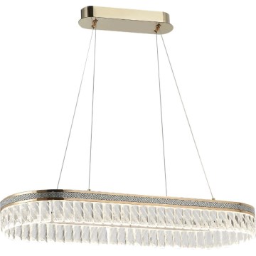 LED dimmbarer Kristall-Kronleuchter an Drahtseil THALIA LED/50W/230V 3000-6000K + Fernbedienung