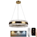 LED dimmbarer Kristall-Kronleuchter an Kabel LED/40W/230V 3000-6500K + Fernbedienung