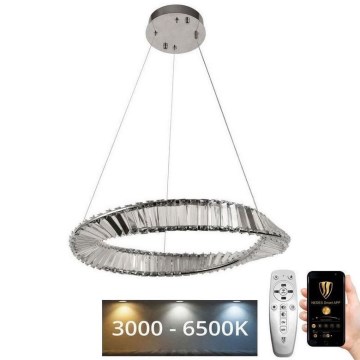 LED dimmbarer Kristall-Kronleuchter an Kabel LED/40W/230V 3000-6500K + Fernbedienung