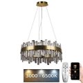 LED dimmbarer Kristall-Kronleuchter an Kabel LED/80W/230V 3000-6500K + Fernbedienung