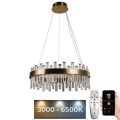 LED dimmbarer Kristall-Kronleuchter an Kabel LED/80W/230V 3000-6500K + Fernbedienung