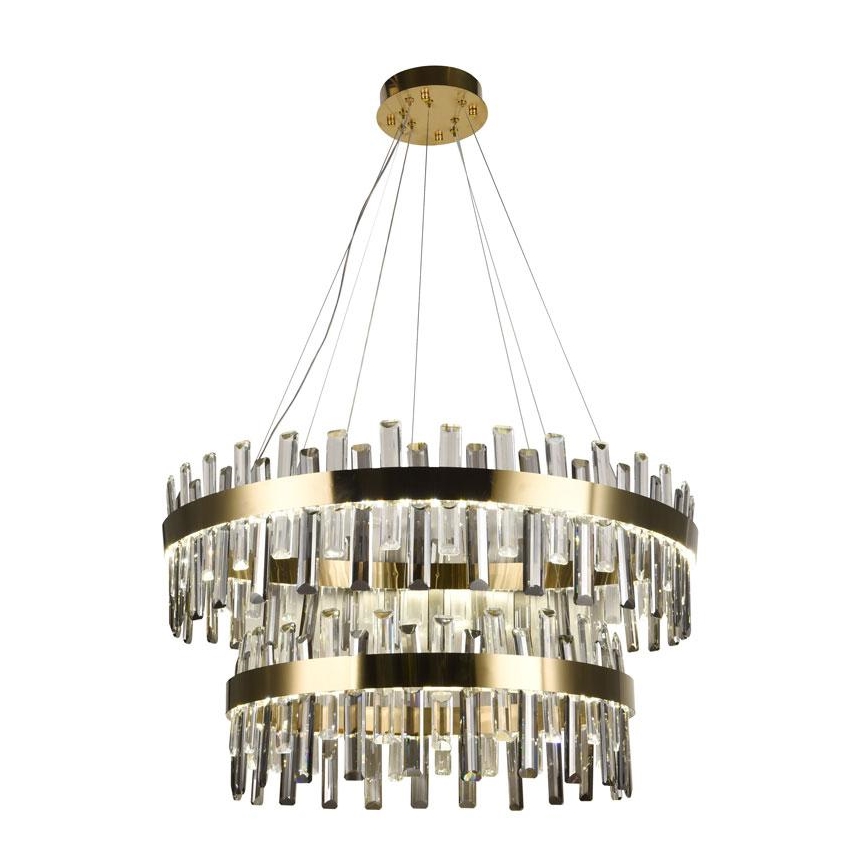 LED dimmbarer Kristall-Kronleuchter an Kabel LED/190W/230V 3000-6500K + Fernbedienung