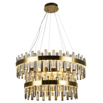 LED dimmbarer Kristall-Kronleuchter an Kabel LED/190W/230V 3000-6500K + Fernbedienung