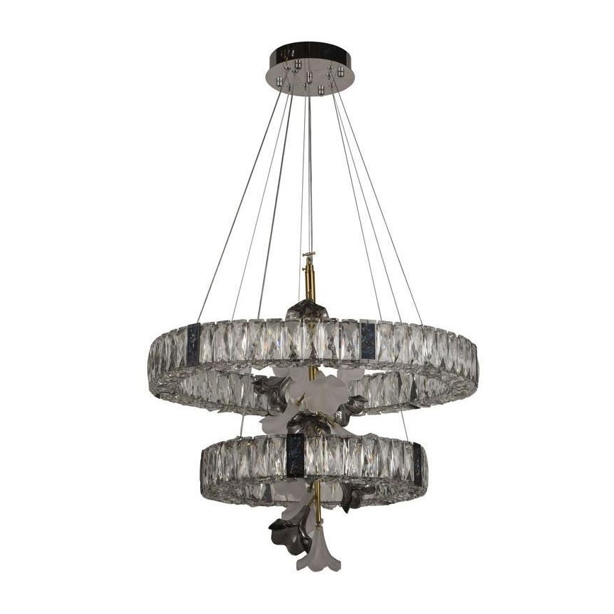 LED dimmbarer Kristall-Kronleuchter an Kabel LED/70W/230V 3000-6500K + Fernbedienung