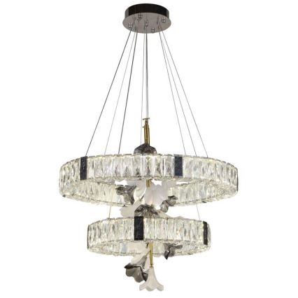 LED dimmbarer Kristall-Kronleuchter an Kabel LED/70W/230V 3000-6500K + Fernbedienung