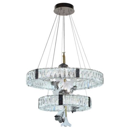 LED dimmbarer Kristall-Kronleuchter an Kabel LED/70W/230V 3000-6500K + Fernbedienung